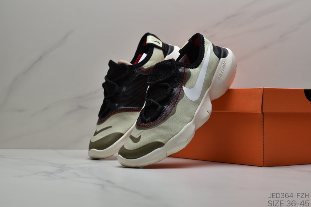 150 赤足5.0 白灰黑色 耐克NIKE FREE RN 5.0 赤足2020超软缓震运动跑步鞋 货号：CI9921-100