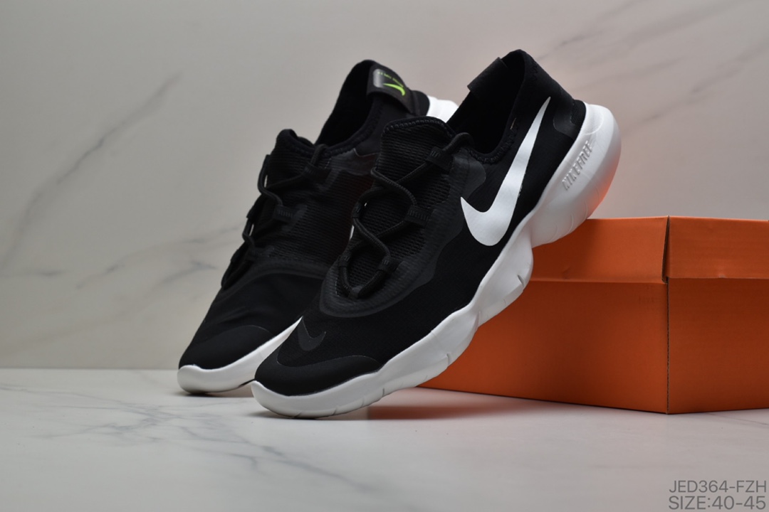 150 赤足5.0 白灰黑色 耐克NIKE FREE RN 5.0 赤足2020超软缓震运动跑步鞋 货号：CI9921-100