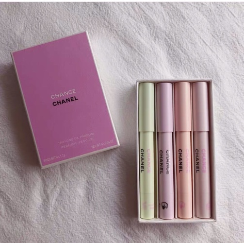 Chanel Chance Perfume Pencils Set - Four Unique Scents in a Convenient Crayon Form 1 Chanel Chance Perfume Pencils Set - Four Unique Scents in a Convenient Crayon Form