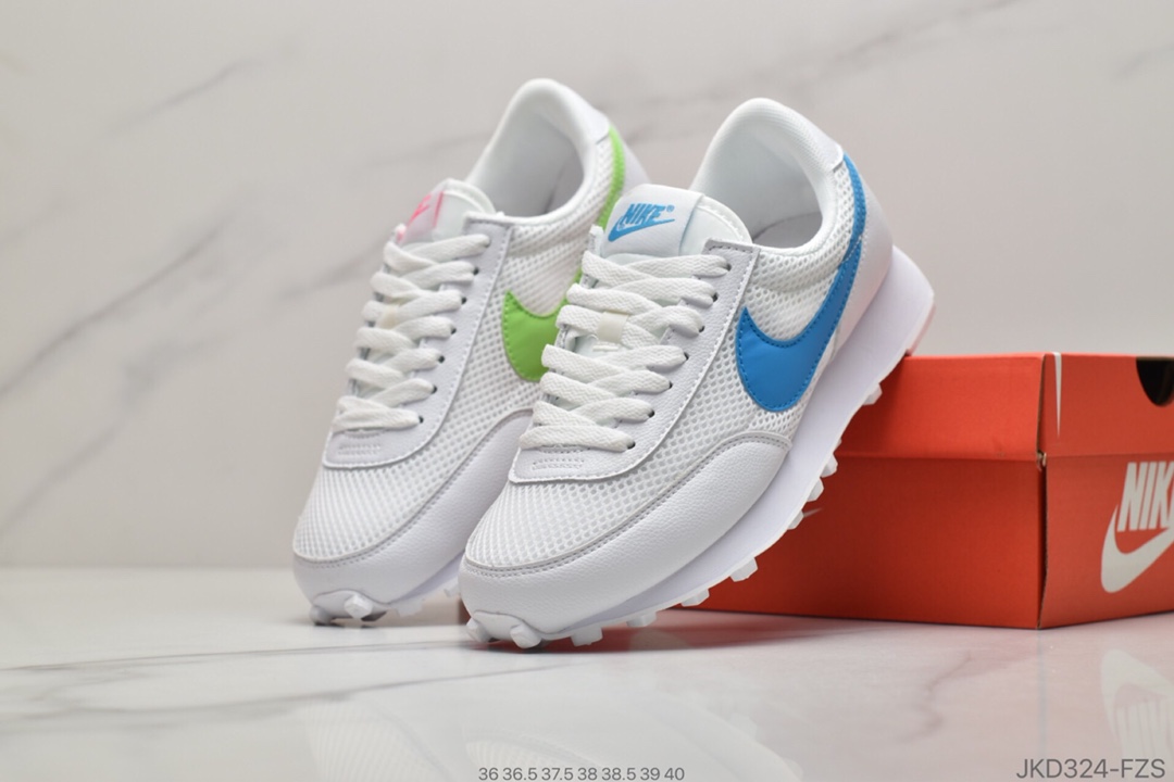 160 公司级原原楦纸开版发数据耐克Nike Wmns Daybreak SP”Black/White/Blue/Red”OG破系晓列夫华复古休闲运慢动跑鞋BV7725-001