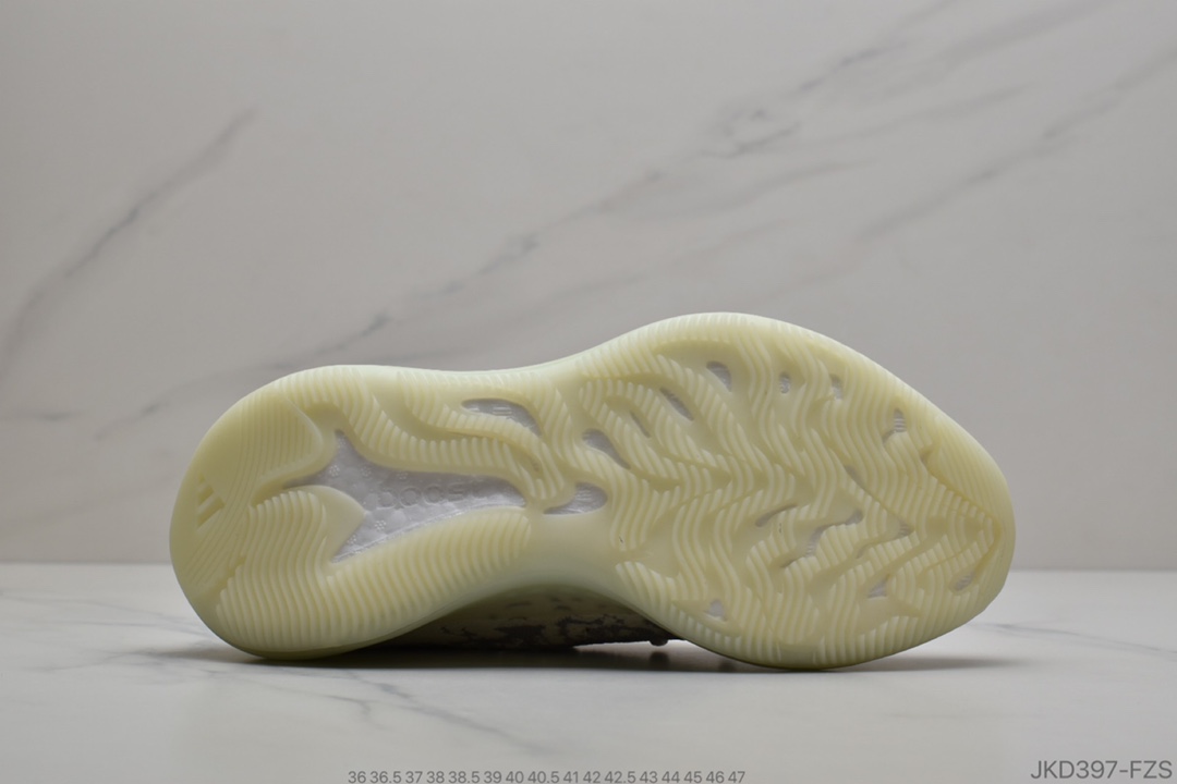 160 真爆 阿达迪斯 Adidas Yeezy Boost 380 椰子 针织透面气 爆花米软底透百气搭运动跑鞋鞋  货号 FV3260