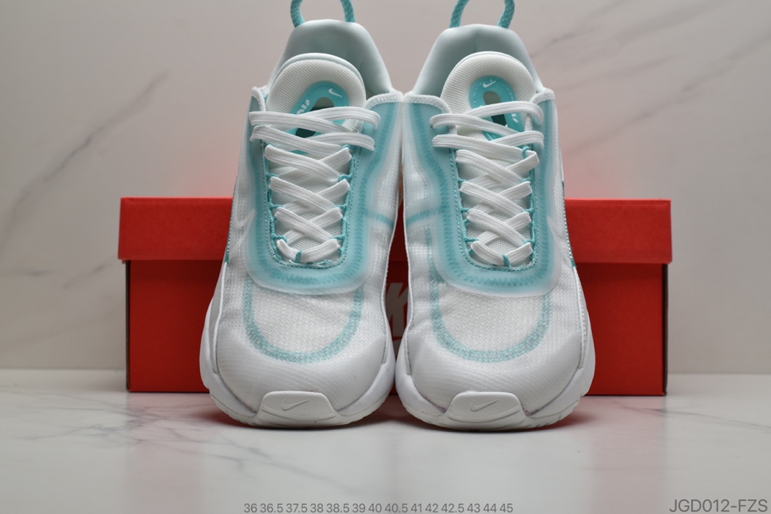 180 公司级Nk Air Max 2090白绿配色 2020春季新款气垫跑鞋 CK2612-101