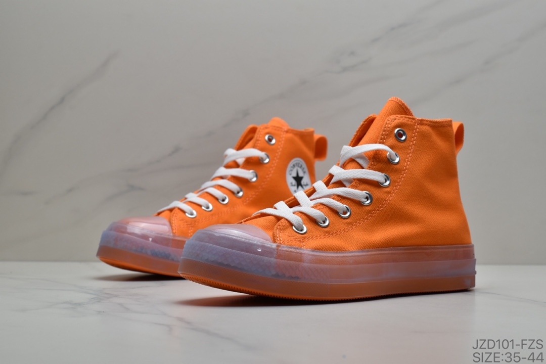 140 公司级匡威Converse Chuck Taylor All Star CX果冻透明水晶底高帮 167806C