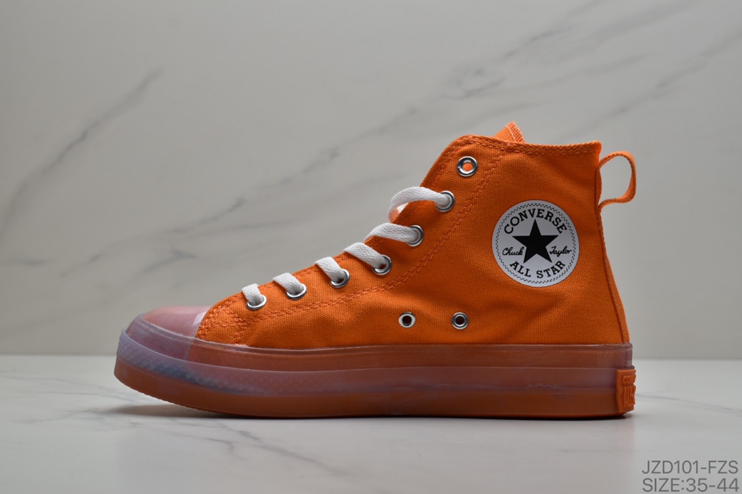 140 公司级匡威Converse Chuck Taylor All Star CX果冻透明水晶底高帮 167806C
