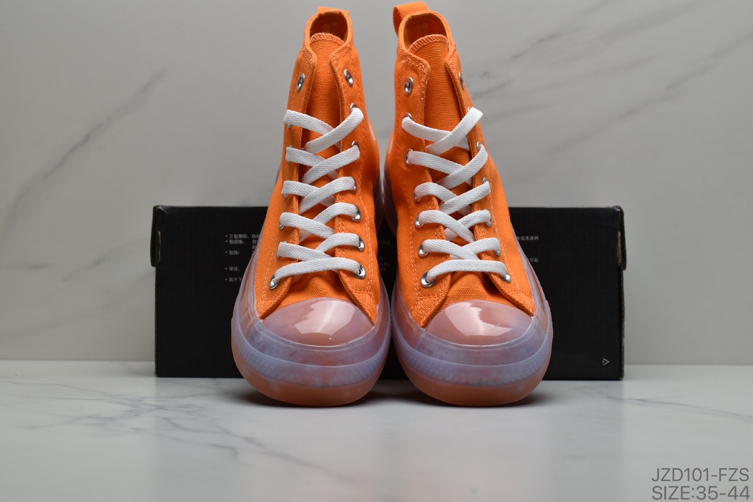 140 公司级匡威Converse Chuck Taylor All Star CX果冻透明水晶底高帮 167806C