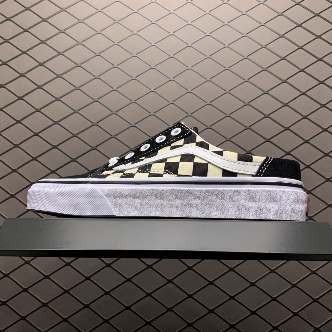 150 Vans 万斯 Old Skool 低帮硫化一脚蹬半拖休闲板鞋