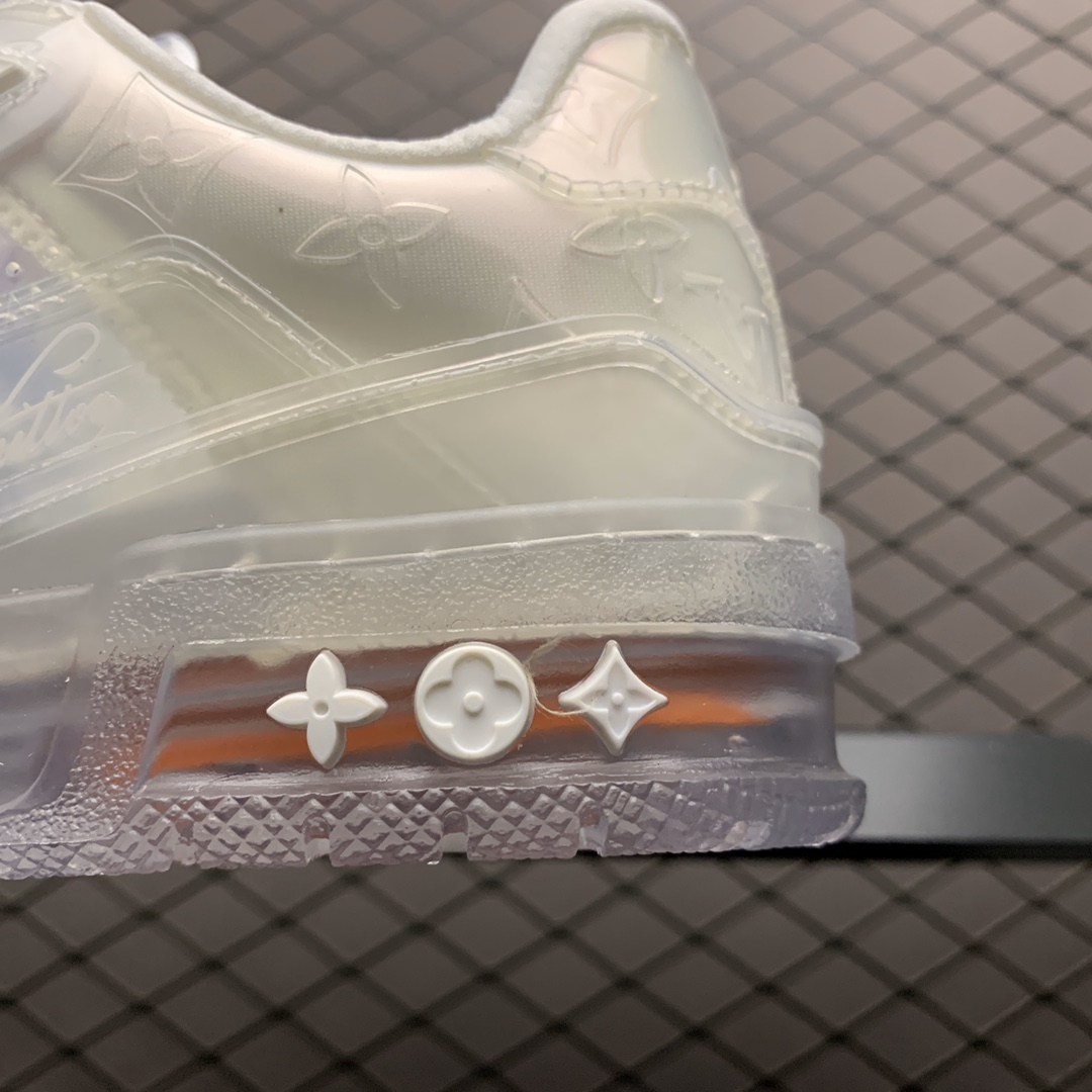 650 Louis Vuitton 路易威登 透明胶片鞋春季首秀2020 Trainer系列 透明渐变镭射新品幻彩休闲板鞋