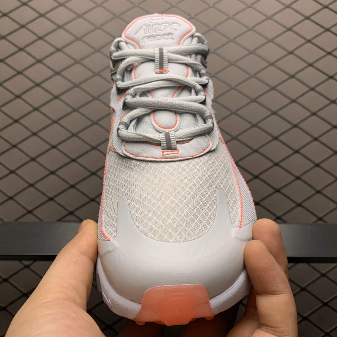 200 Nike Max 270 React SP 混合科技 半掌气垫跑步鞋 CQ6549-100