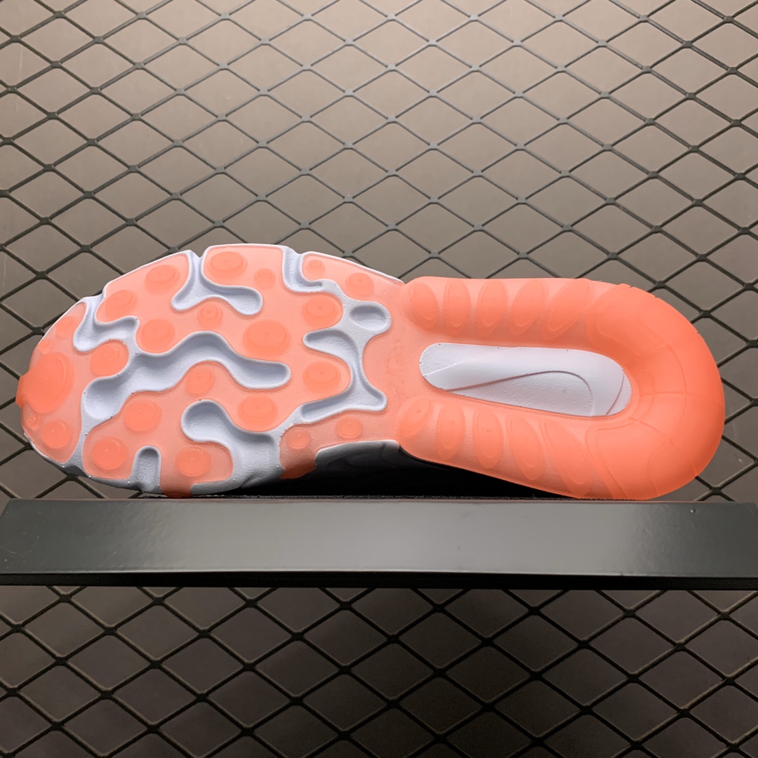 200 Nike Max 270 React SP 混合科技 半掌气垫跑步鞋 CQ6549-100