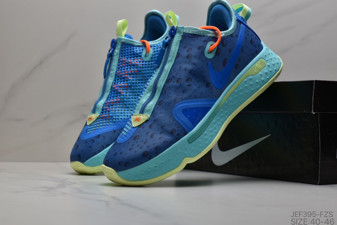 155 耐克Nike PG4 NASA EP 保罗乔治四代实战篮球鞋 货号：CD5082-001