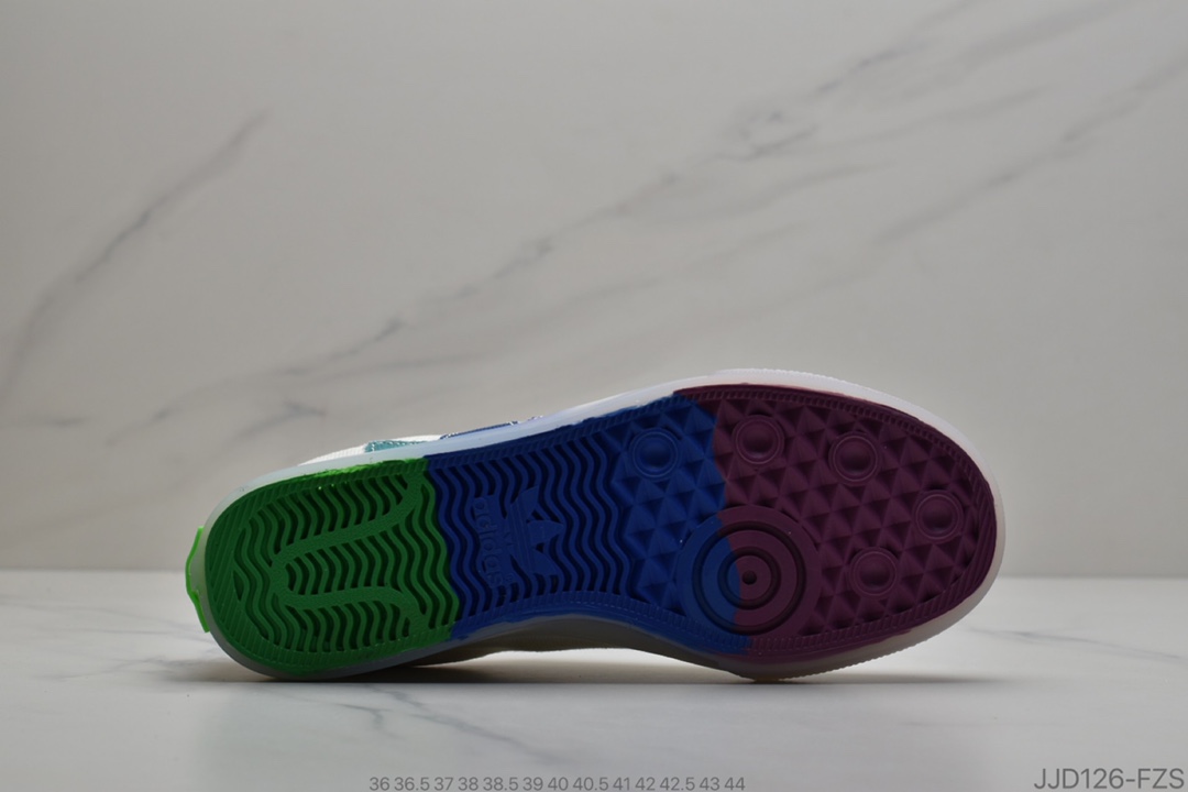 130 公司级Adidas 阿迪达斯NIZZA M 低帮校园休闲帆布板鞋 货号：FX3795