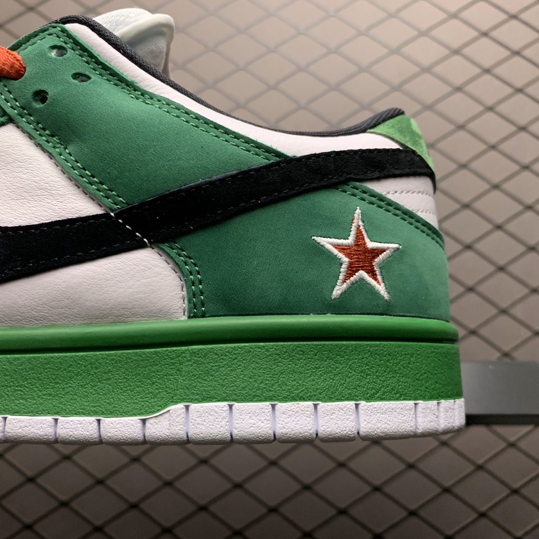 330 纯原版本Nike Dunk SB LoW Heineken 喜力 超限量款 低帮运动休闲板鞋 304292-302