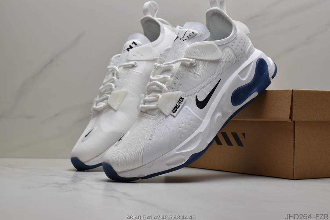 190 公司级耐克 Nike React-Type GTX 白黑机能防水系列 休闲缓震运动慢跑鞋官方货号BQ4737-008