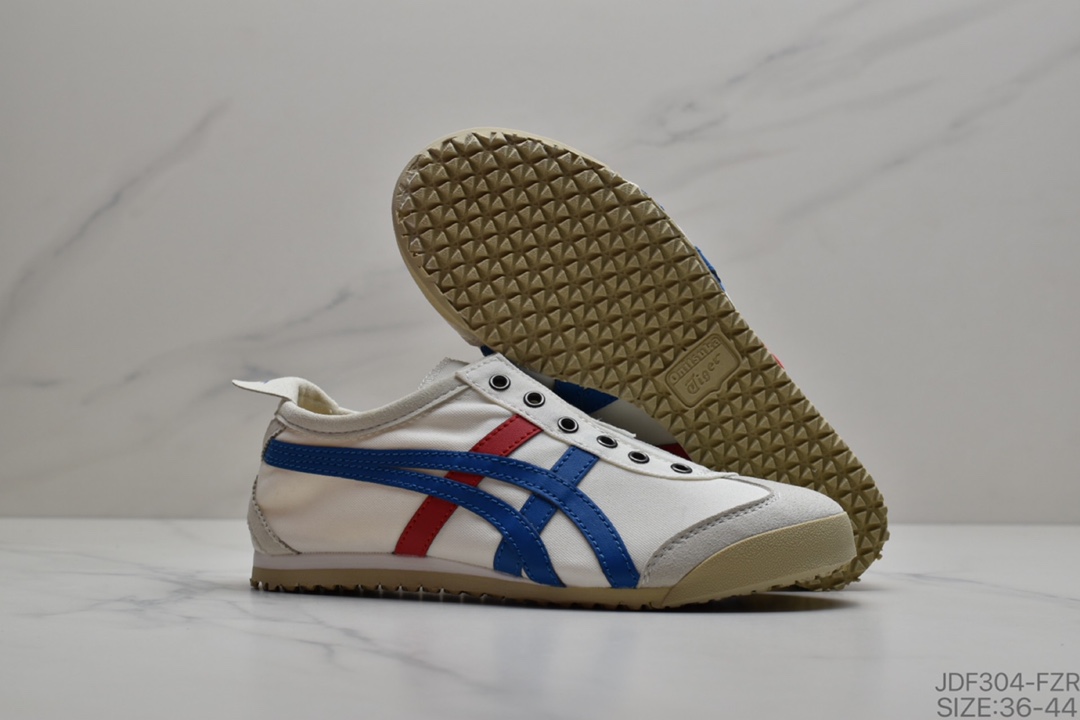 125 公司级 日产经典老牌-鬼塚虎/Onitsuka Tiger  Mexico 66墨西哥系列复古经典百搭休闲帆布慢跑鞋 D3KON-0143
