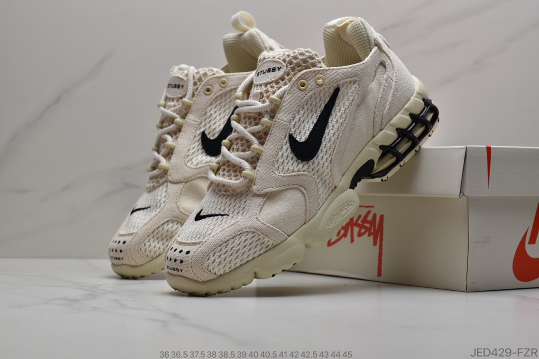150 公司级Stussy x Nike Air Zoom Spiridon Cage 2 重磅联名CU1864 001