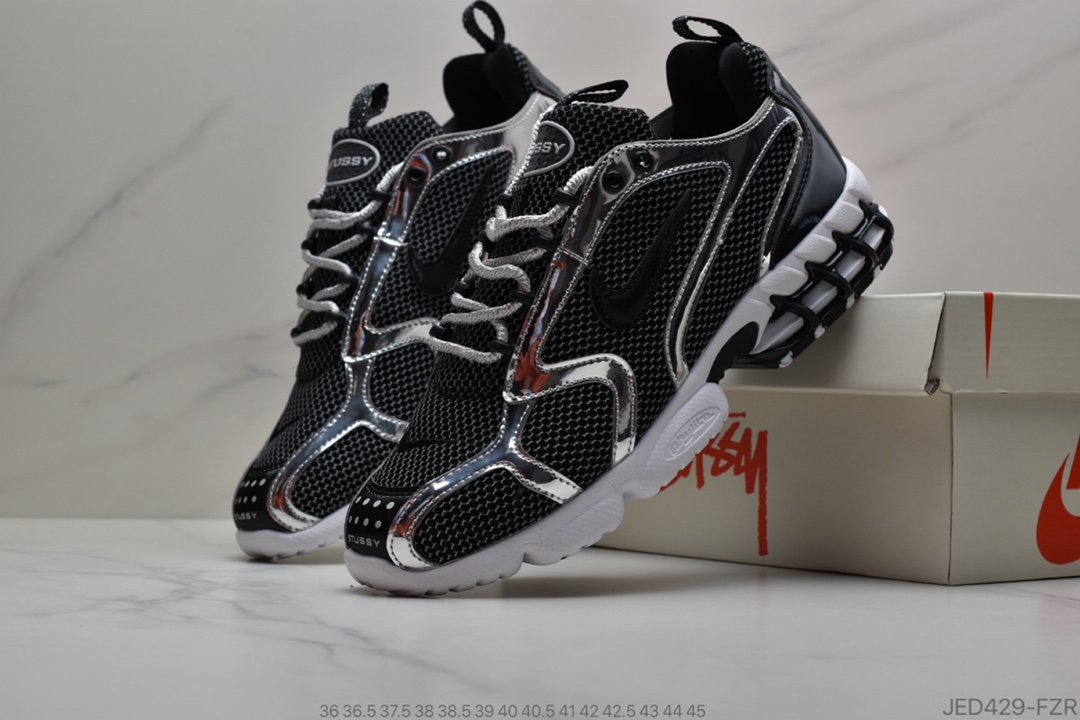 150 公司级Stussy x Nike Air Zoom Spiridon Cage 2 重磅联名CU1864 001