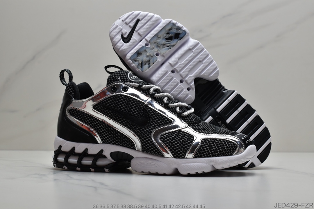 150 公司级Stussy x Nike Air Zoom Spiridon Cage 2 重磅联名CU1864 001