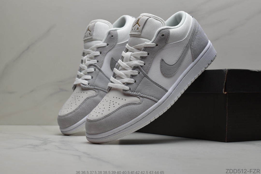 230 公司级Air Jordan1 Retro Low AJ1 乔一低帮真头层皮制作 经典复古文化休闲运动篮球鞋 货号：553558-113