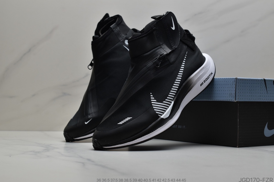 180 公司级Nike Zoom Pegasus 35 Turbo Shield 登月35代 防水透气缓震跑步鞋“黑荧光绿白” 货号：BQ1896 600