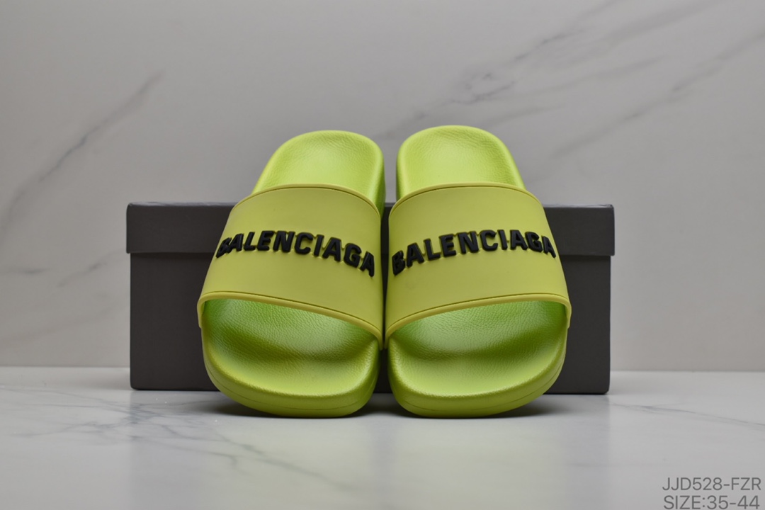 130 Balenciaga Logo Pool Slides 夏季时装周 2020ss新品