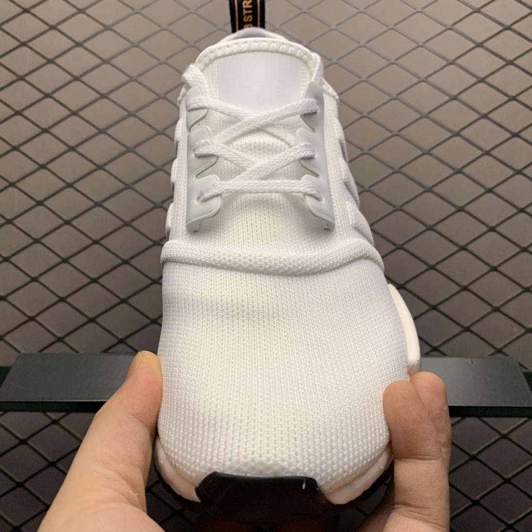 210 Adidas 阿迪达斯 NMD Boost 爆米花超弹中底 EF5860 针织网面休闲跑步鞋