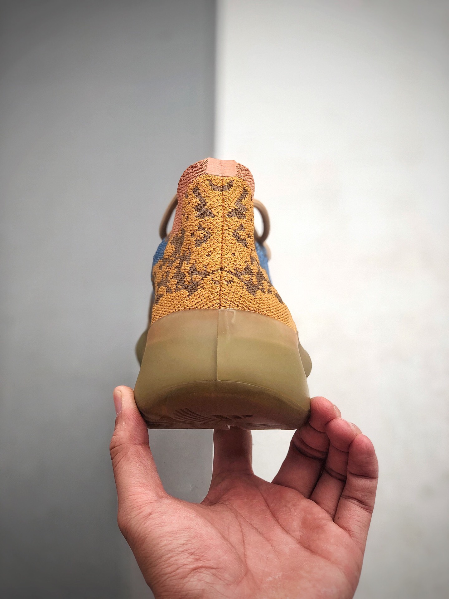 500  Adidas 阿迪达斯 Yeezy 380 Boost ” Blue Oat ”椰子380新配色出货 货号：Q47306