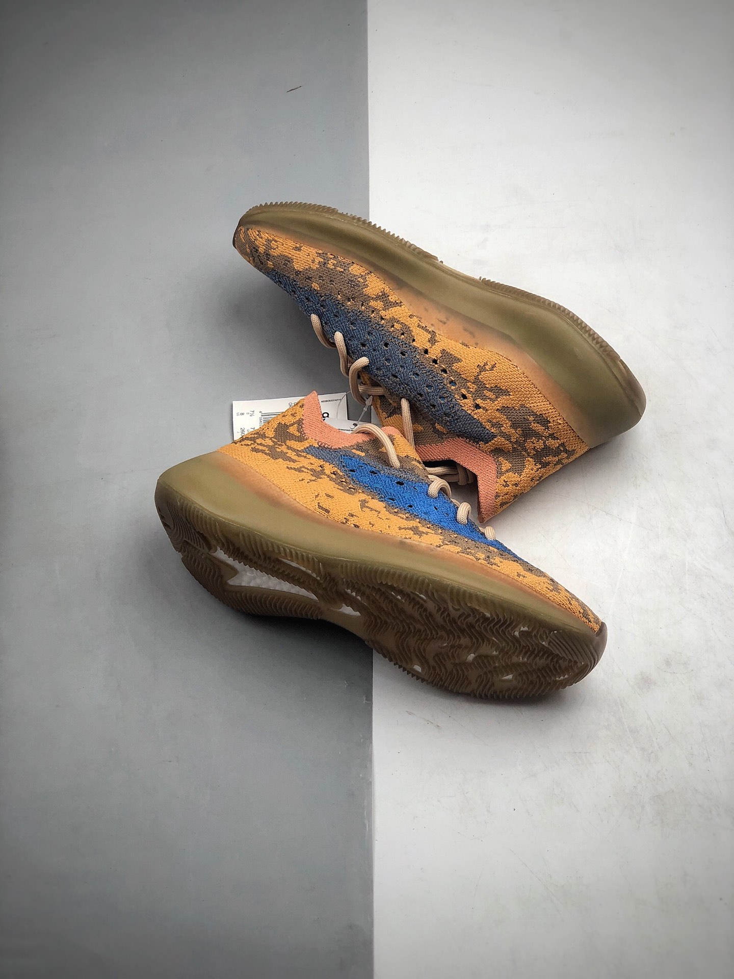 500  Adidas 阿迪达斯 Yeezy 380 Boost ” Blue Oat ”椰子380新配色出货 货号：Q47306