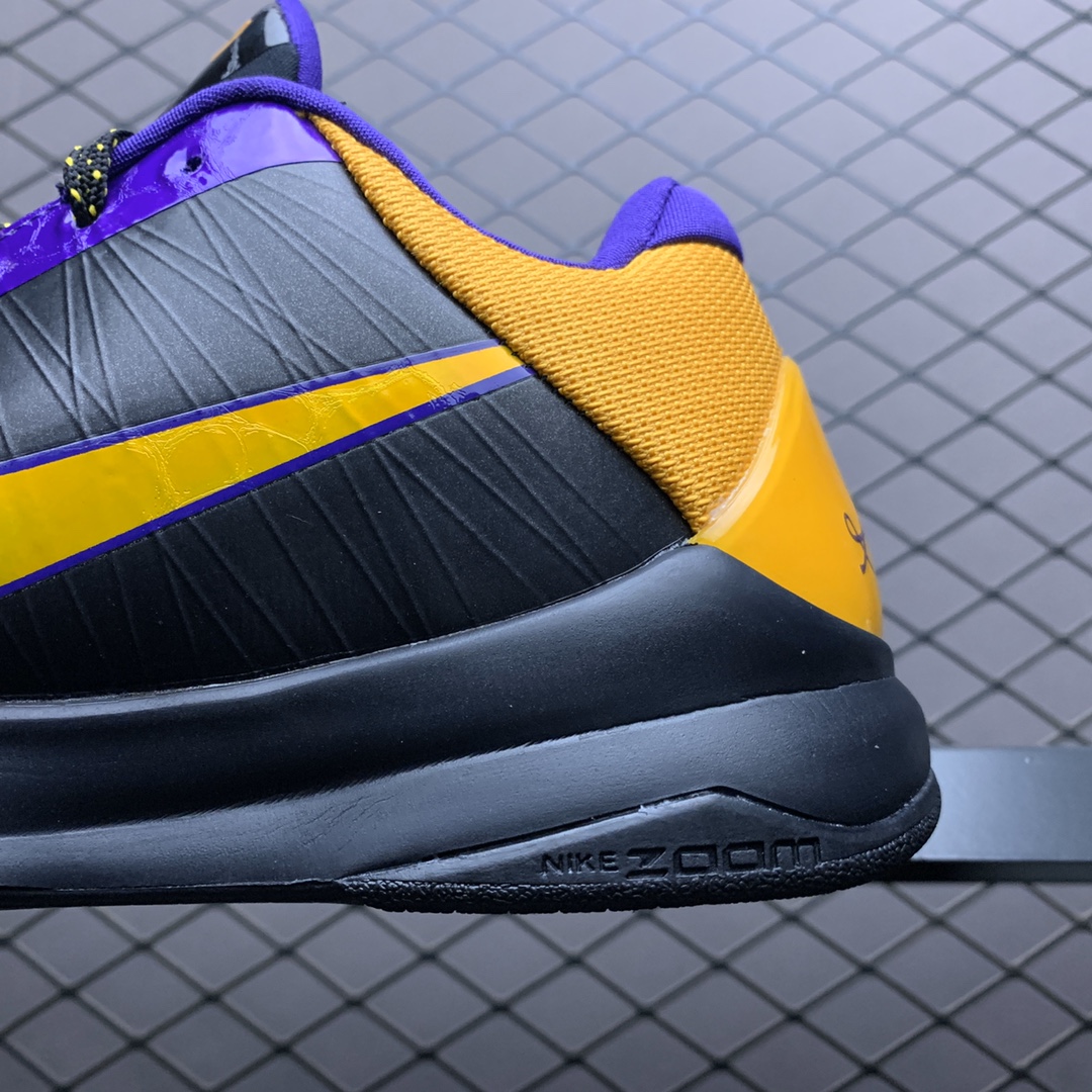 290 纯原版本 Nike Zoom KOBE 5 科比5代 男子实战篮球鞋 386430-071 紫金王朝