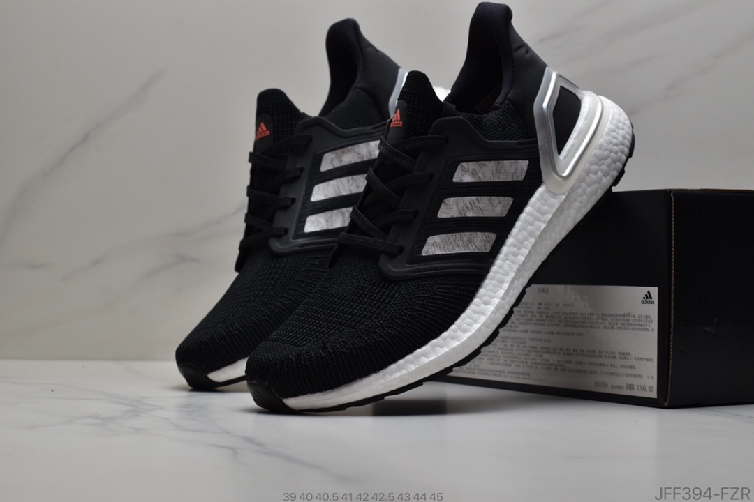 175 阿迪达斯Adidas UltraBoost 2020 Consortium 6.0 袜套式针织鞋面休闲运动慢跑鞋官方货号EG0756