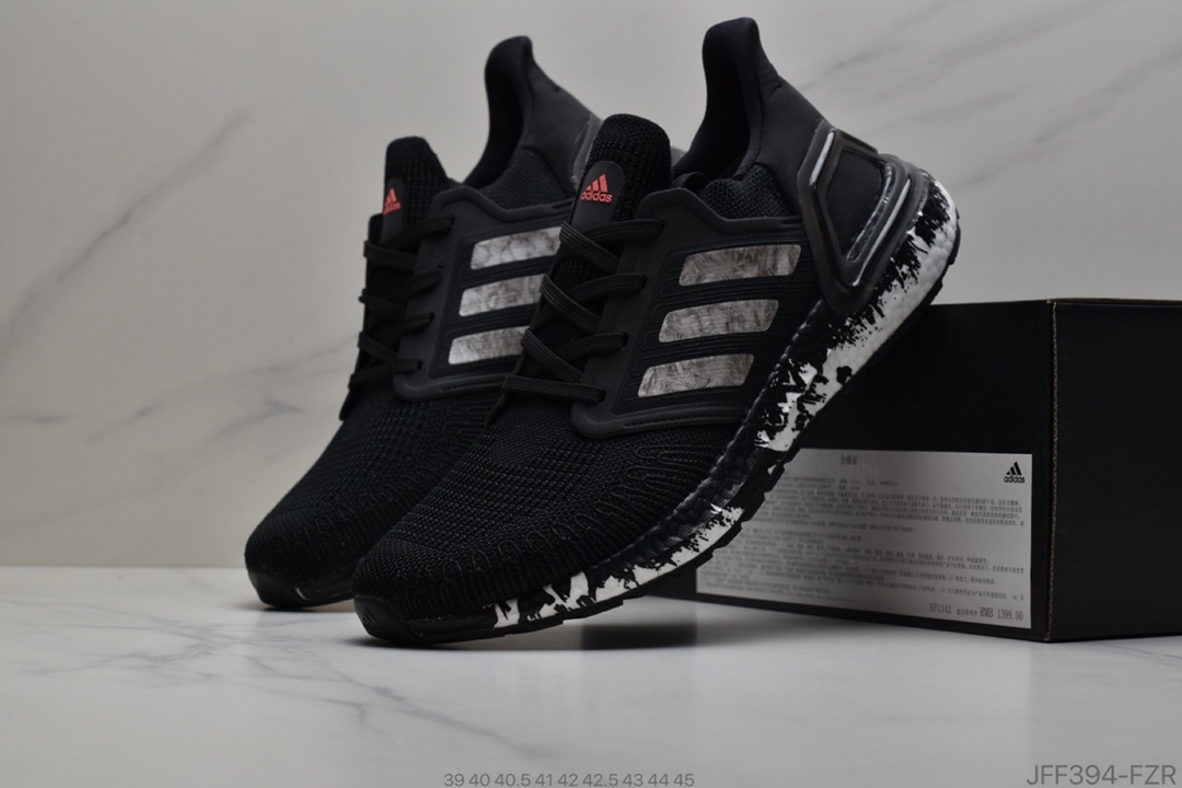 175 阿迪达斯Adidas UltraBoost 2020 Consortium 6.0 袜套式针织鞋面休闲运动慢跑鞋官方货号EG0756
