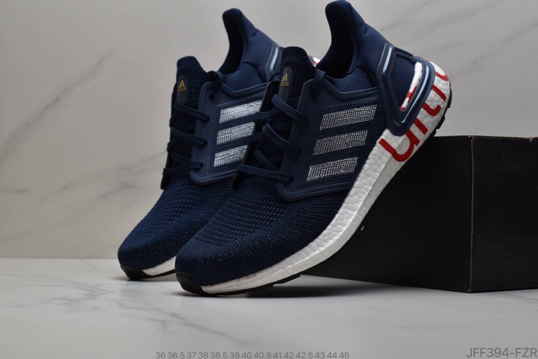 175 阿迪达斯Adidas UltraBoost 2020 Consortium 6.0 袜套式针织鞋面休闲运动慢跑鞋官方货号EG0756