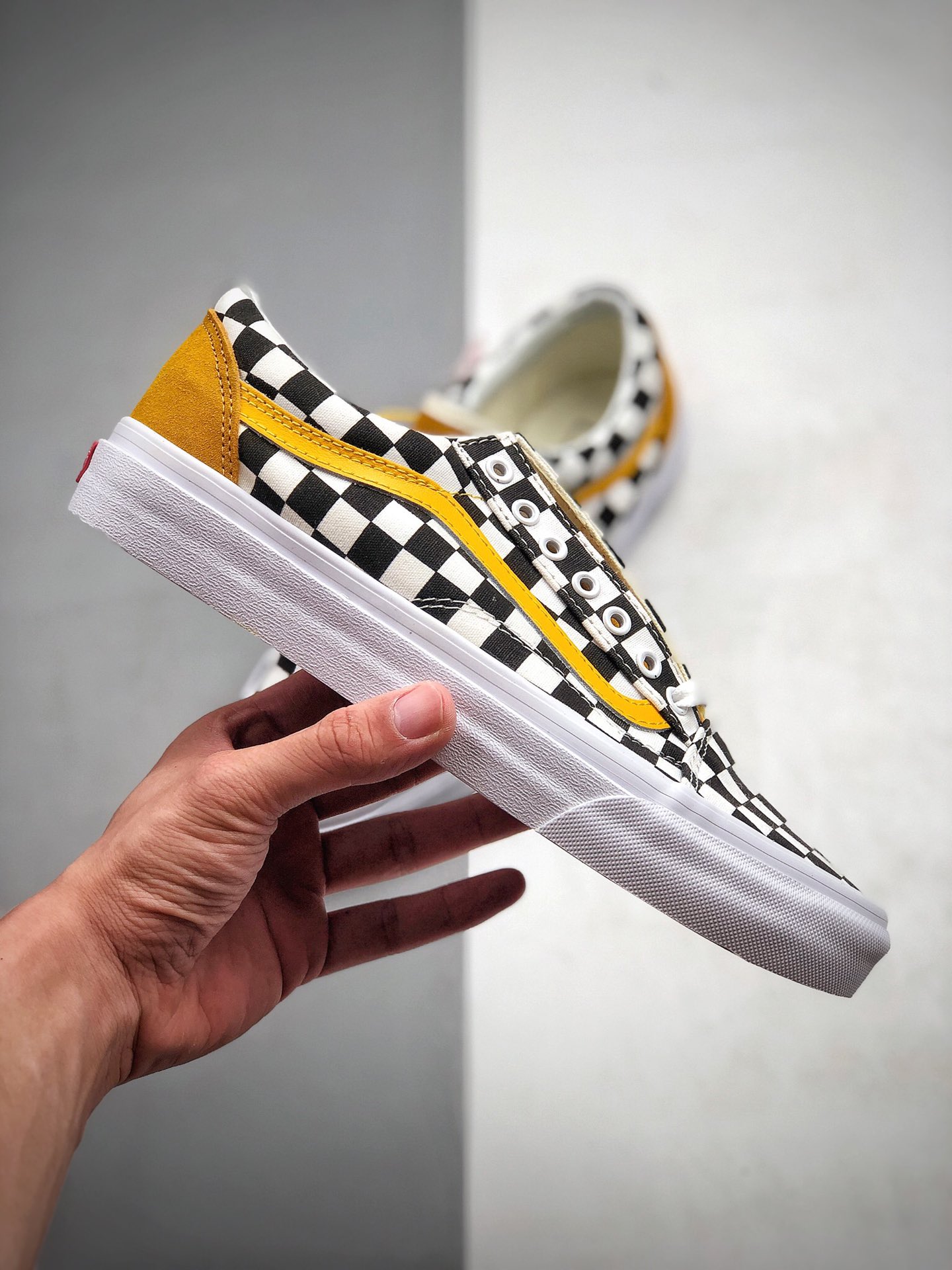 160 万斯 Vans Old Skool 原盒真标 硫化工艺 黑白棋盘格 限定配色 低帮街头滑板 QQ12