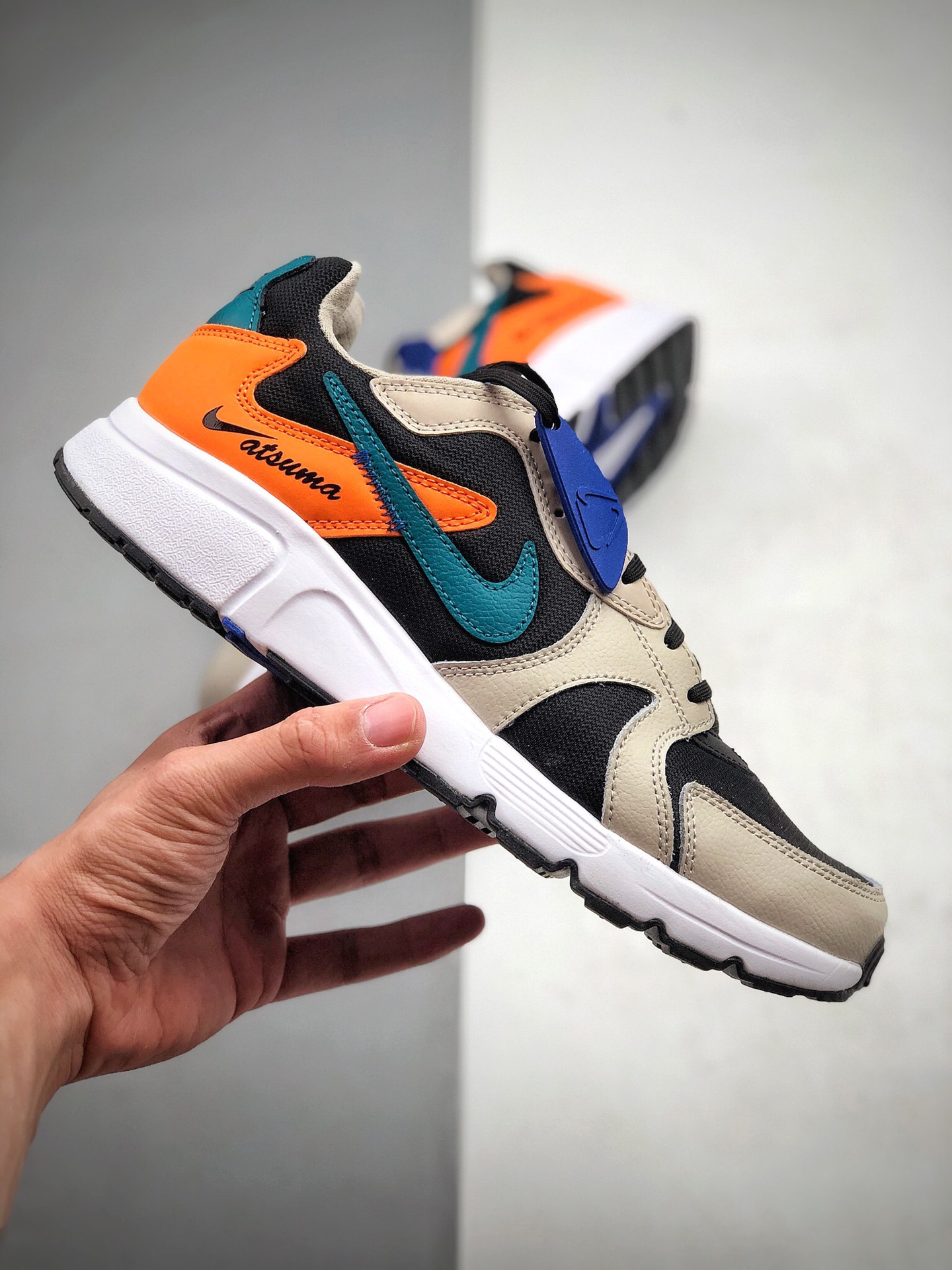 190 Nike Atsuma耐克2020新款透气网面 耐磨防滑 轻便缓震 男子休闲运动跑步鞋  货号：CD5461-001