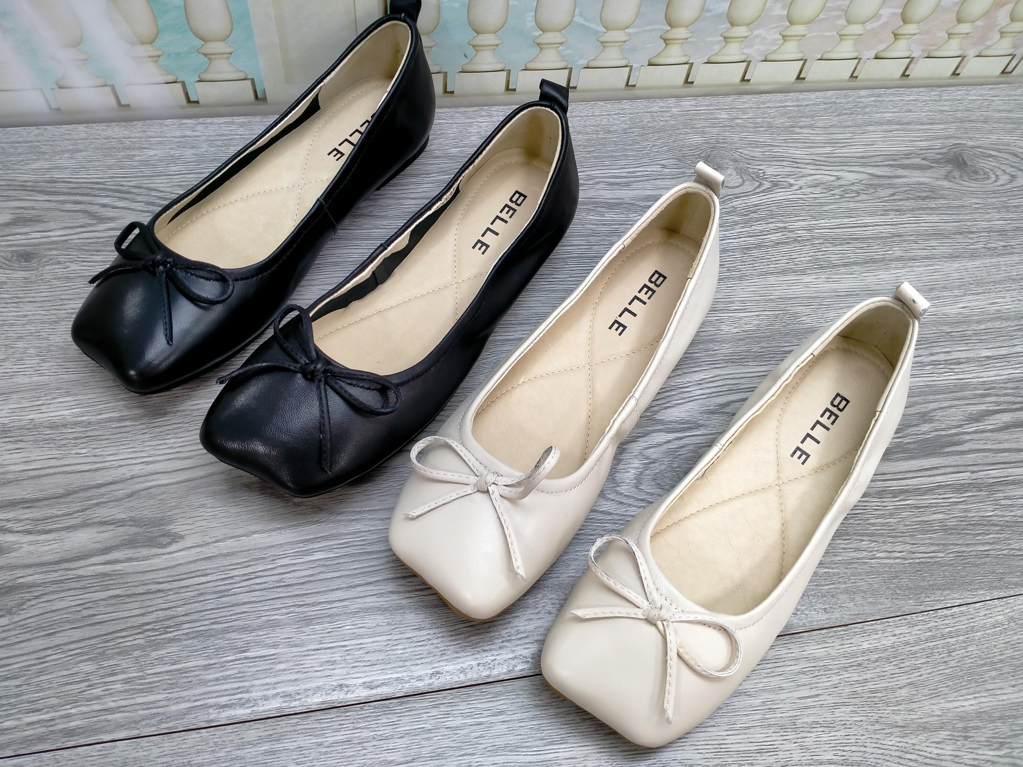 90155 belle/百丽 2020年秋款女单鞋羊皮休闲女鞋 v3x1d v3x1d