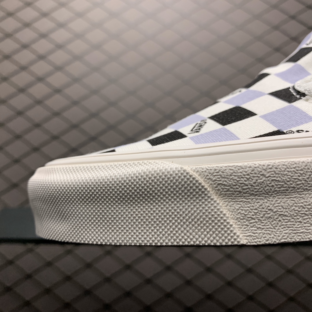 140 Vans 万斯 OG Cassic Slip-O 棋盘格低帮硫化休闲板鞋