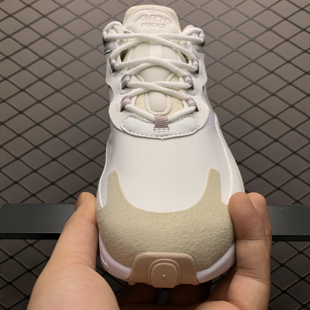 200 Nike Max 270 React 混合科技半掌气垫跑步鞋 CJ0619-102