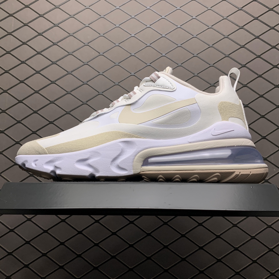 200 Nike Max 270 React 混合科技半掌气垫跑步鞋 CJ0619-102