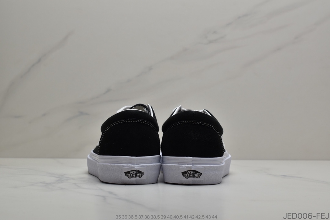 150 VANS Bold Ni吴亦凡同款范斯VANS Bold Ni经典复古黑白低帮男女情侣款休闲帆布板鞋VN0A3WLPOS7