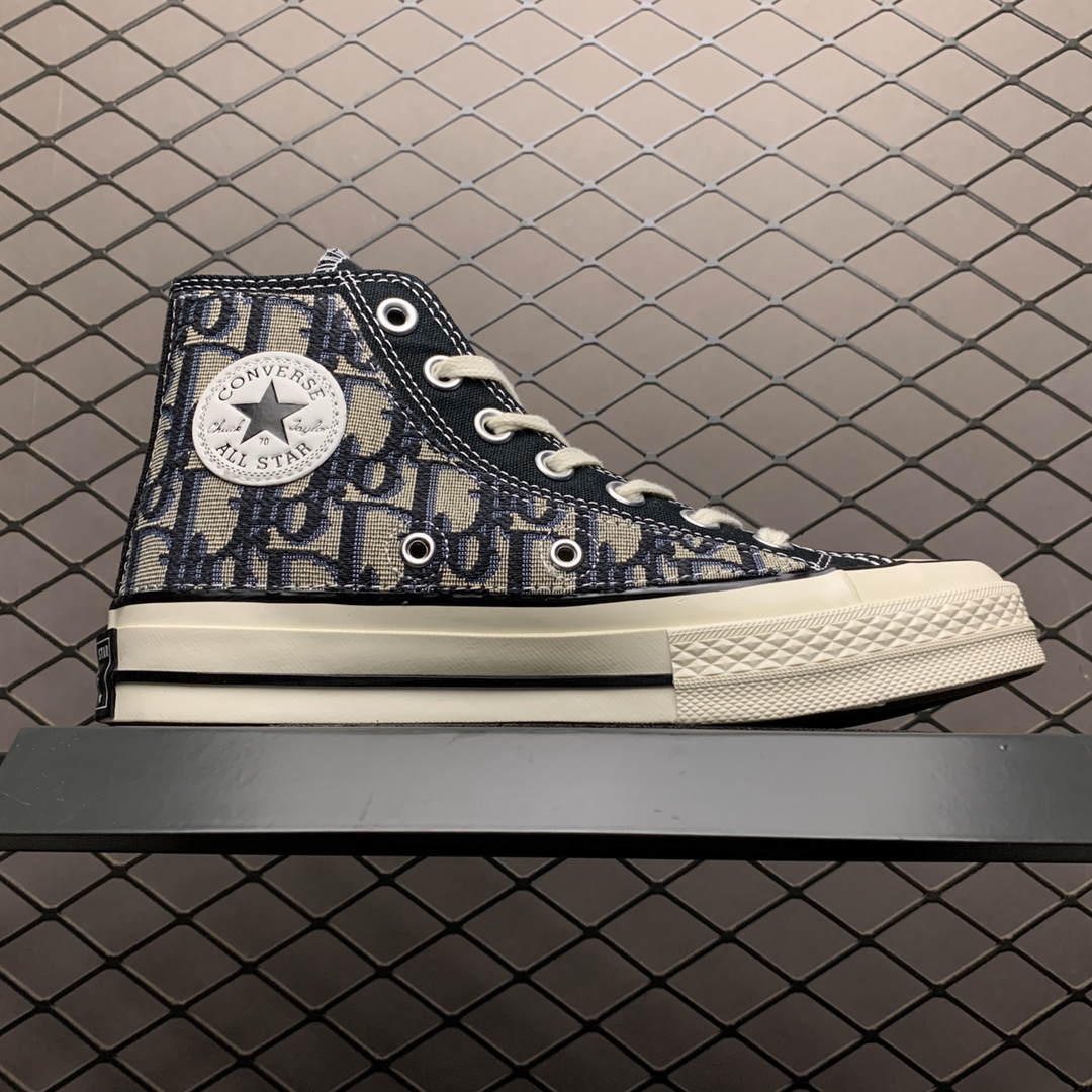 200 Dior x Converse 匡威 1970S 迪奥联名款 帆布高帮休闲板鞋
