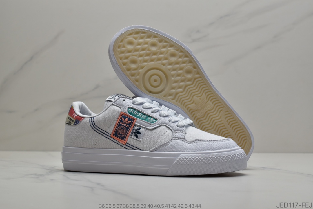 150 阿迪达斯ADIDAS CONTINENTAL VULC 二代校园潮鞋 运动休闲板鞋