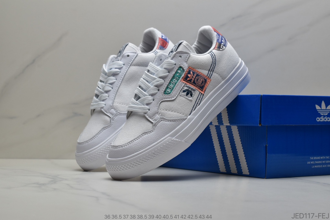 150 阿迪达斯ADIDAS CONTINENTAL VULC 二代校园潮鞋 运动休闲板鞋