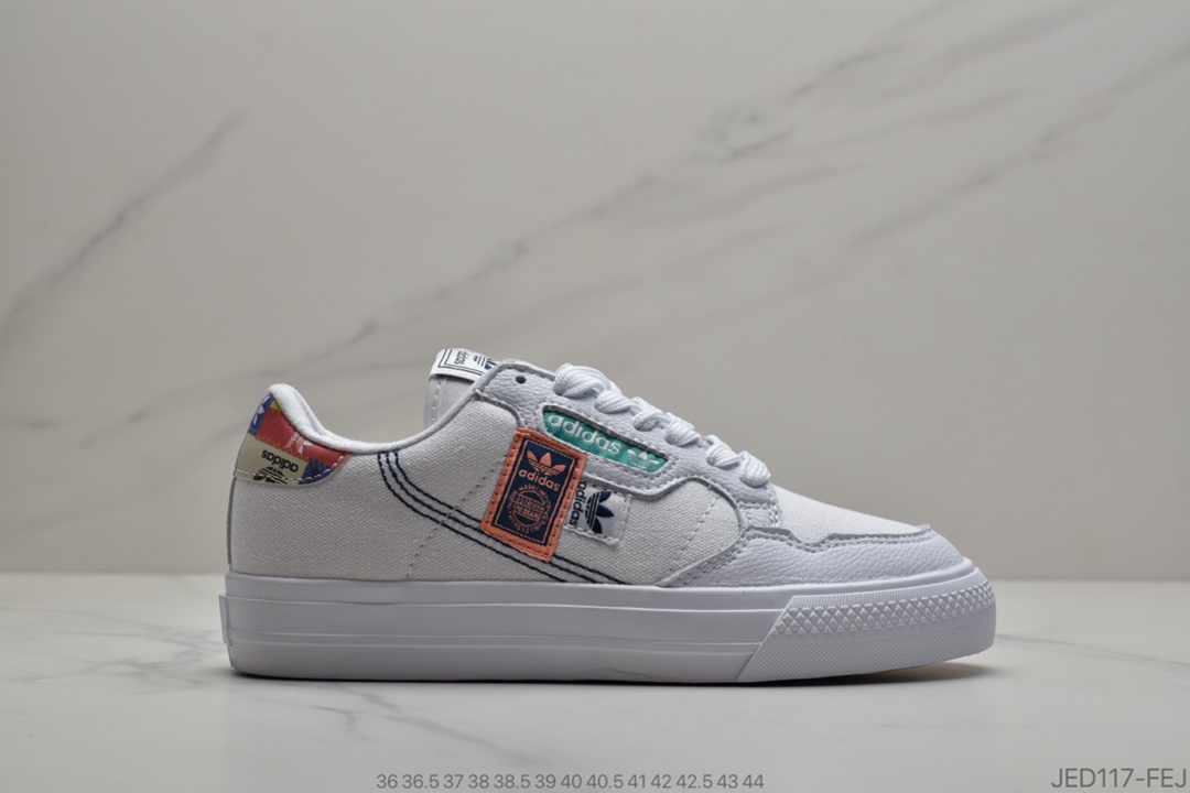 150 阿迪达斯ADIDAS CONTINENTAL VULC 二代校园潮鞋 运动休闲板鞋