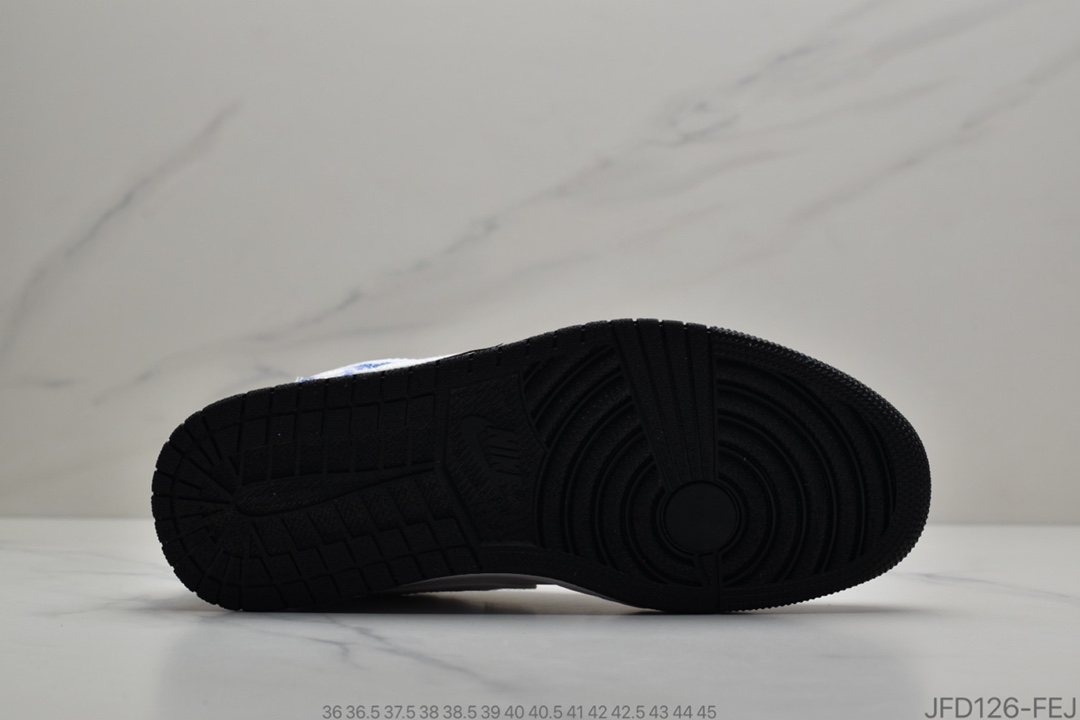 170 Air Jordan 1 Low“WASHED DENIM” 水洗牛仔布 货号：CZ8455 -100