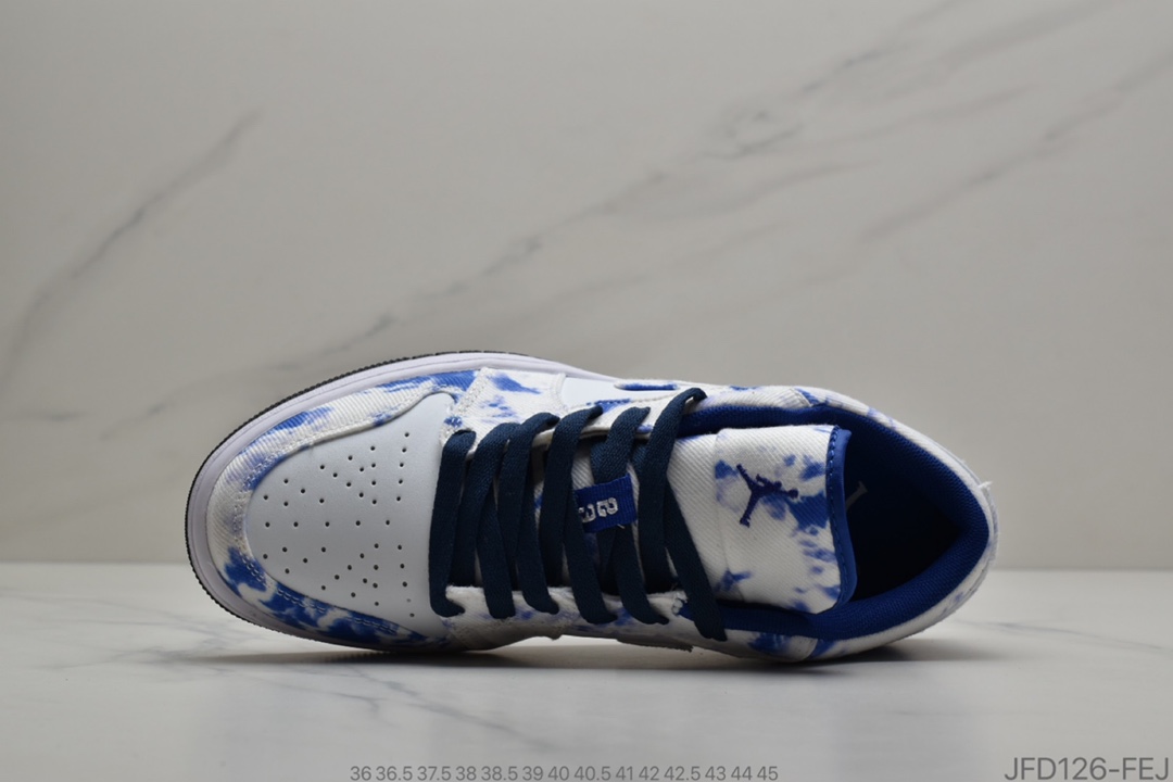 170 Air Jordan 1 Low“WASHED DENIM” 水洗牛仔布 货号：CZ8455 -100