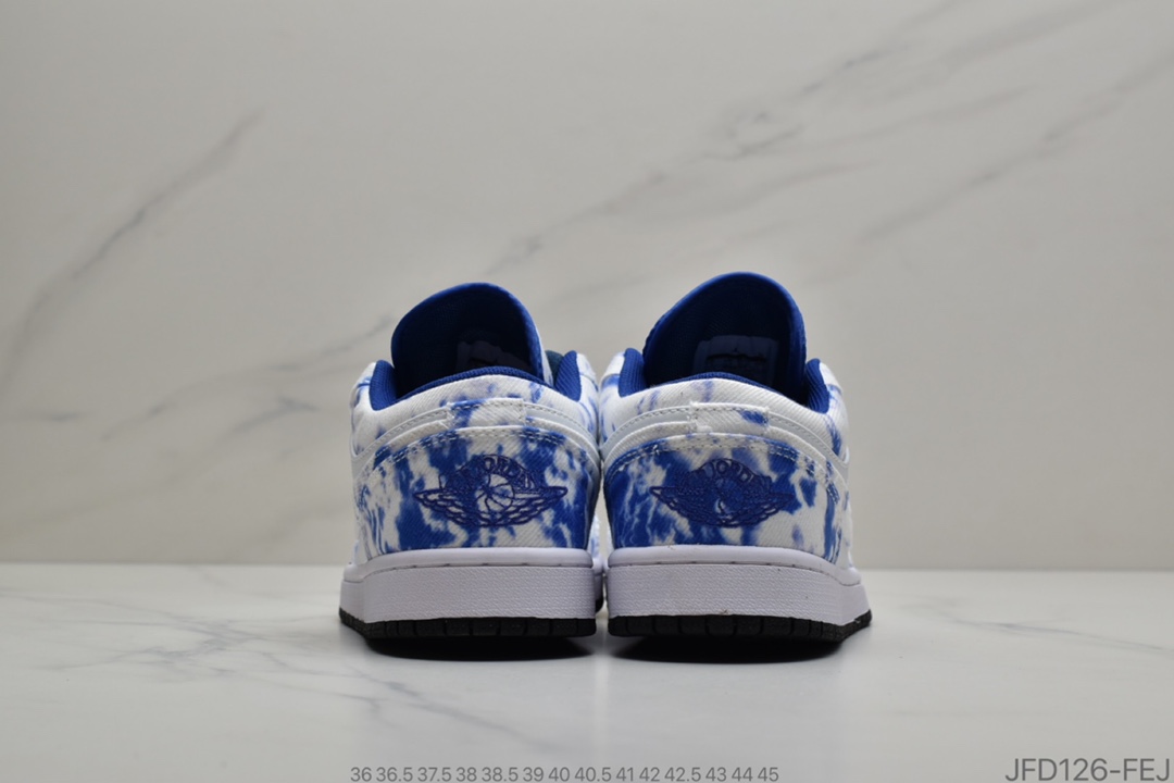 170 Air Jordan 1 Low“WASHED DENIM” 水洗牛仔布 货号：CZ8455 -100