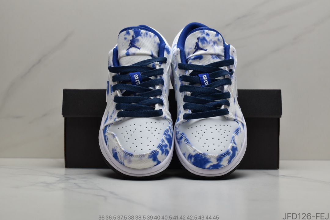 170 Air Jordan 1 Low“WASHED DENIM” 水洗牛仔布 货号：CZ8455 -100