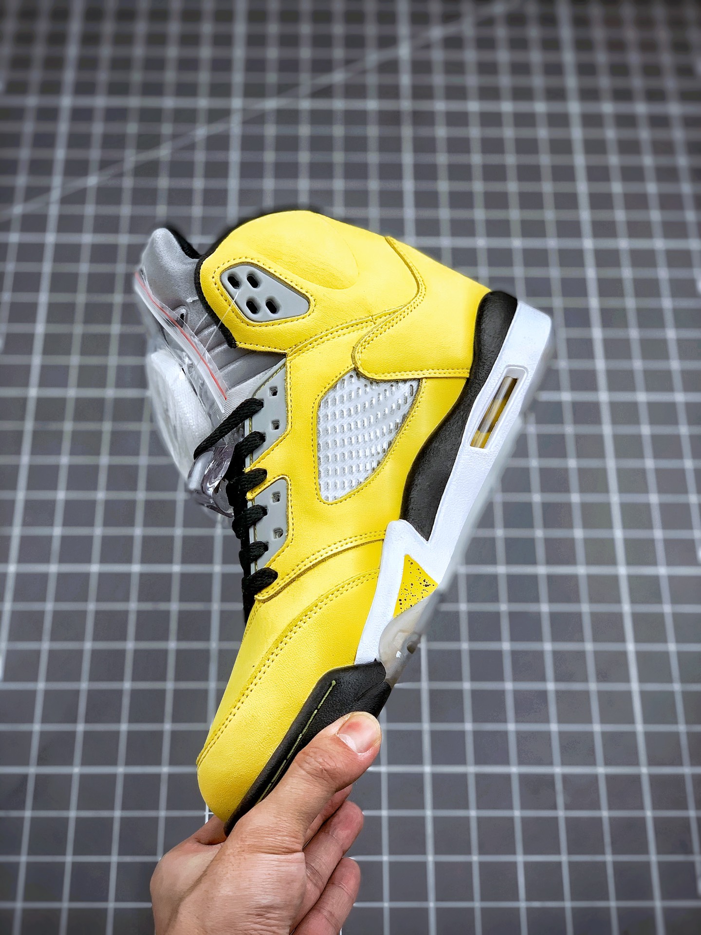 350 纯原 乔丹 aj5 黄色 东京限定 air jordan 5 "tokyo 23"