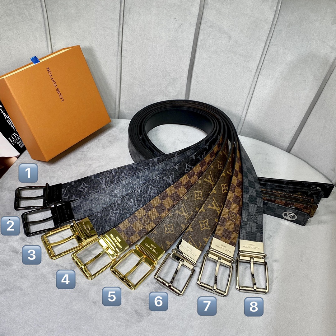 Louis Vuitton Online
 Belts Calfskin Cowhide