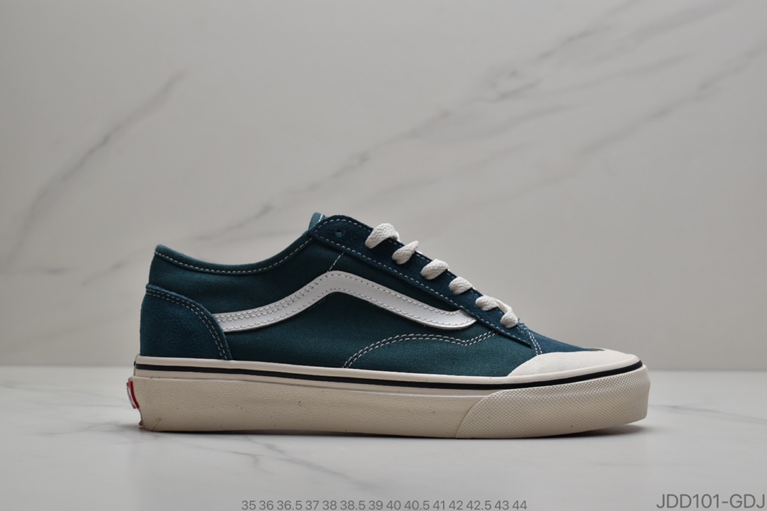 120 万斯 Vans Style 36 Decon Sf低系帮带 帆布拼接 情侣休闲板鞋