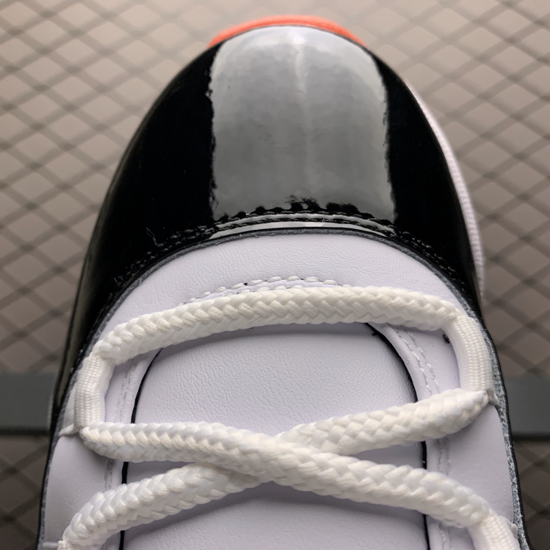 420 纯原版本 Air Jordan 11 Retro Low ” Concord Bred ” AJ11乔11康扣黑红低帮 男子文化篮球鞋AV2187-160